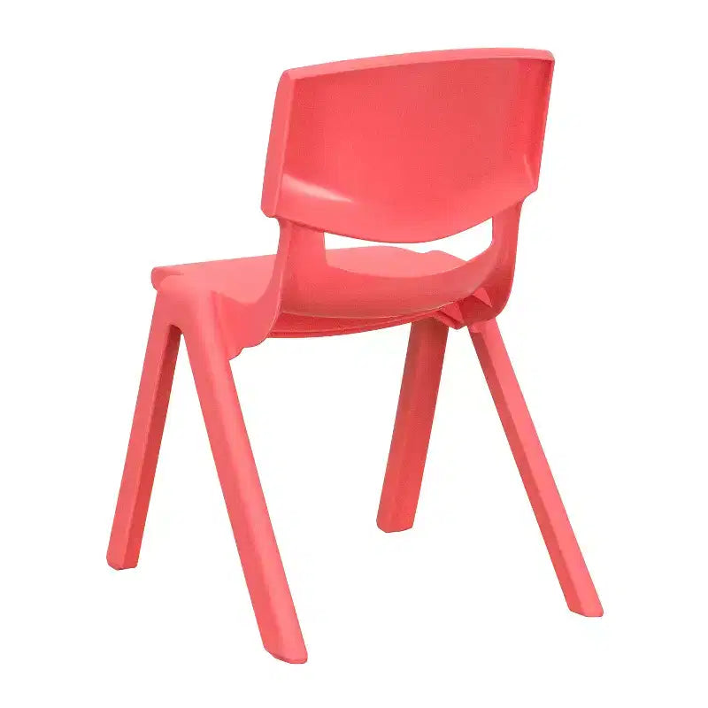 Flash Furniture Lot de 4 Chaises d'école empilables en plastique, hauteur d'assise 30,5 cm