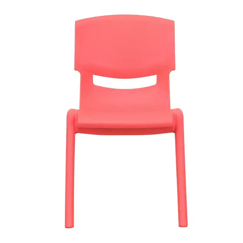 Flash Furniture Lot de 4 Chaises d'école empilables en plastique, hauteur d'assise 30,5 cm