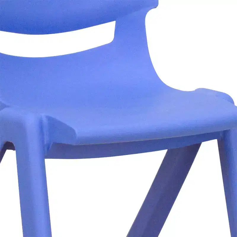 Flash Furniture Lot de 4 Chaises d'école empilables en plastique, hauteur d'assise 30,5 cm