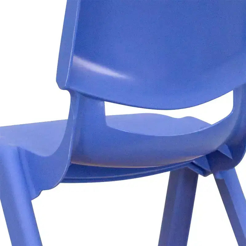 Flash Furniture Lot de 4 Chaises d'école empilables en plastique, hauteur d'assise 30,5 cm
