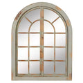 48 x 37 Farmhouse Classic Arched Window Design Decorative Wall Mirror - Olivia & May