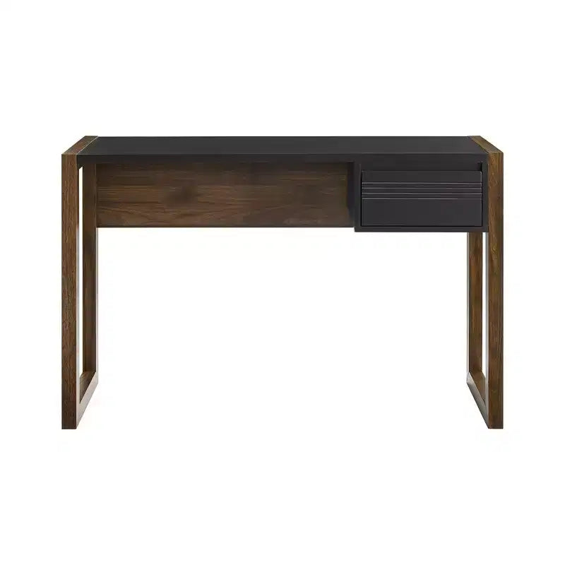 Bureau d'écriture bicolore Claudine Chic avec tiroir rainuré - Saracina Home