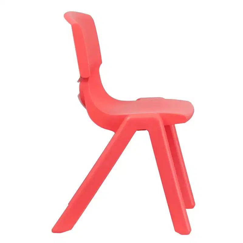 Emma et Oliver Lot de 2 chaises d'école empilables en plastique avec assise de 39,4 cm