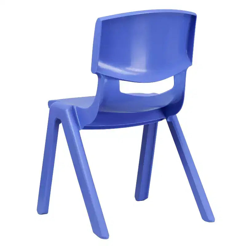 Emma et Oliver Lot de 2 chaises d'école empilables en plastique avec assise de 39,4 cm