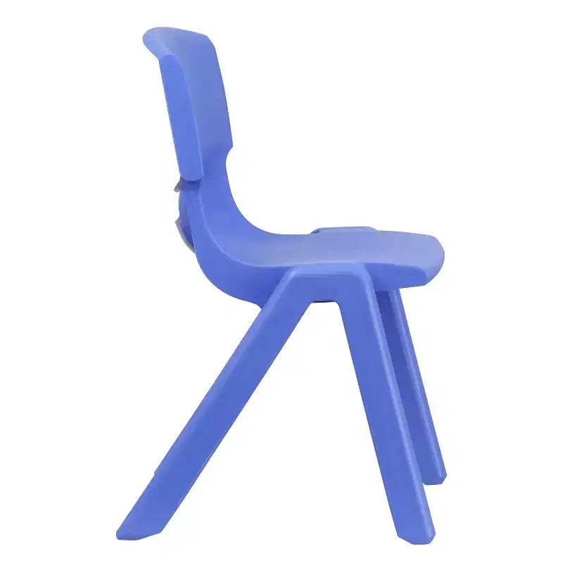 Emma et Oliver Lot de 2 chaises d'école empilables en plastique avec assise de 39,4 cm