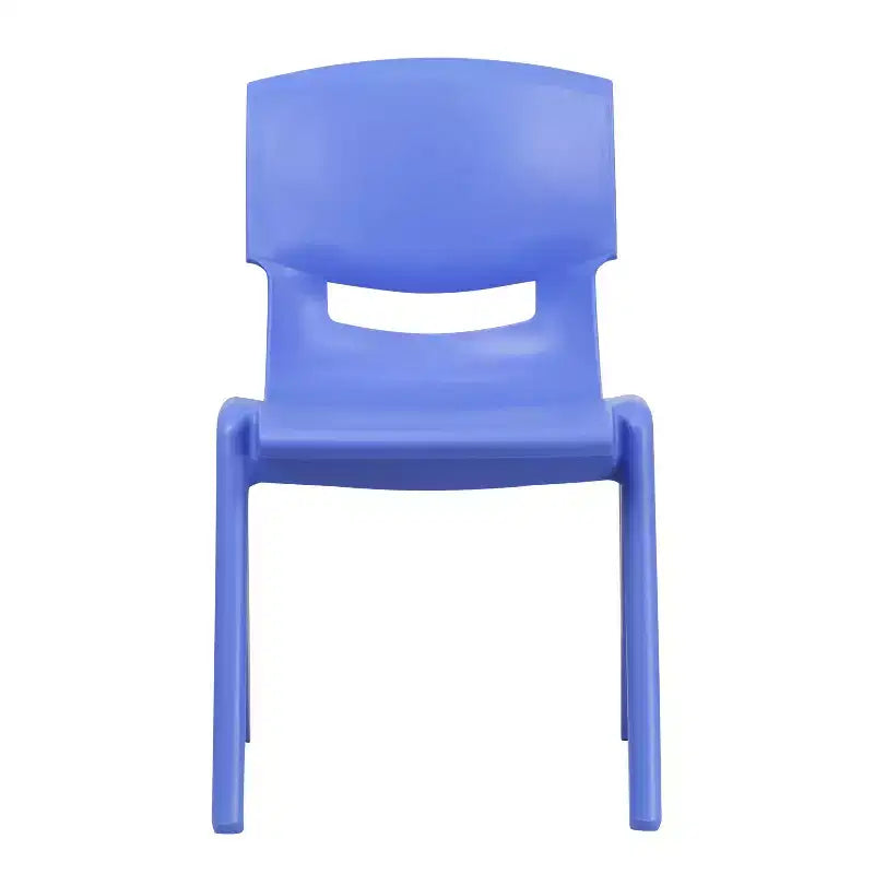 Emma et Oliver Lot de 2 chaises d'école empilables en plastique avec assise de 39,4 cm