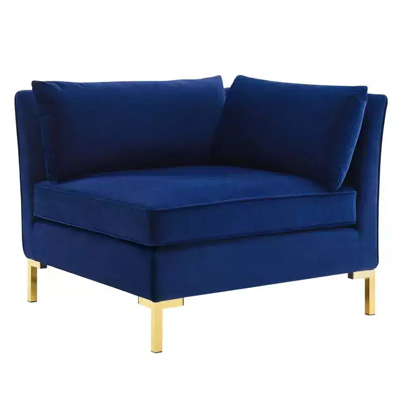 Fauteuil d'angle de canapé modulaire en velours Ardent Performance - Modway