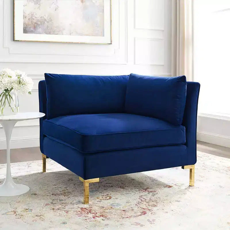 Fauteuil d'angle de canapé modulaire en velours Ardent Performance - Modway