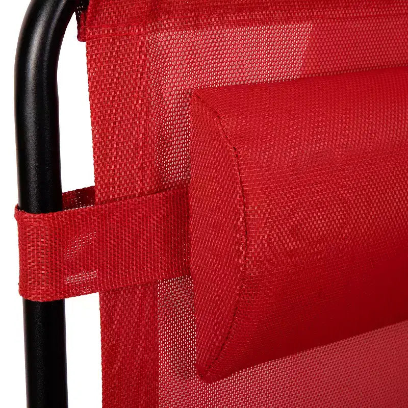 Fauteuil inclinable zéro gravité pliable et réglable en maille Flash Furniture avec oreiller et plateau porte-gobelet, lot de 2