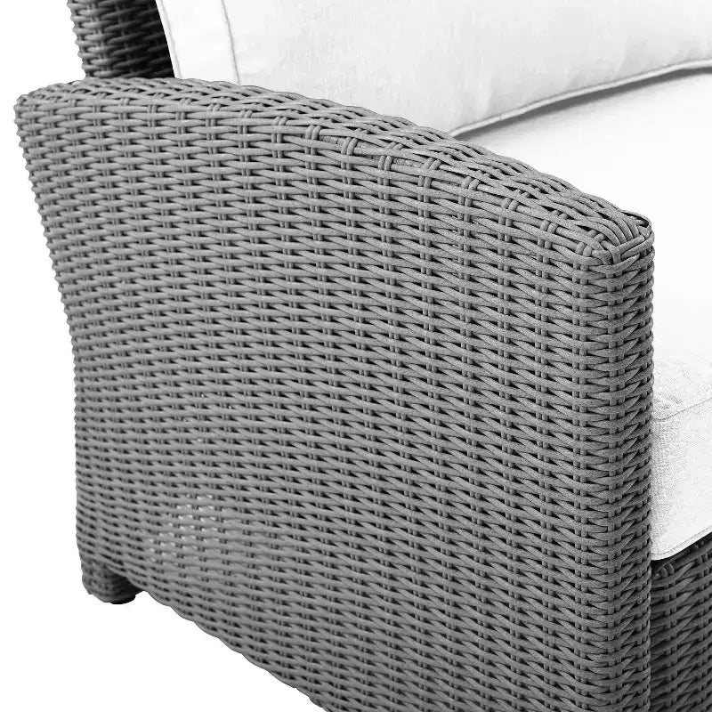 Ensemble de 2 fauteuils d'extérieur en osier Bradenton – Crosley