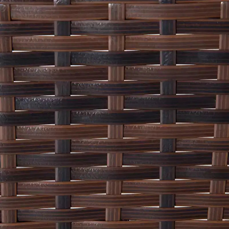 Fauteuil à bascule d'extérieur en osier Outsunny, fauteuil à bascule inclinable en rotin PE pour terrasse avec coussin moelleux, pour jardin, cour arrière, porche