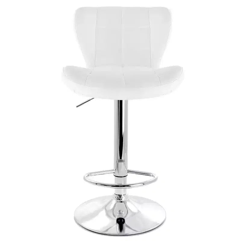 Lot de 2 tabourets de bar réglables en similicuir Elama