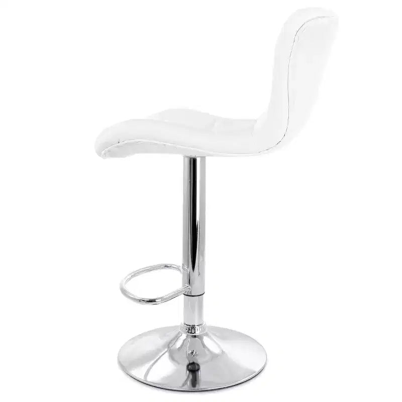 Lot de 2 tabourets de bar réglables en similicuir Elama