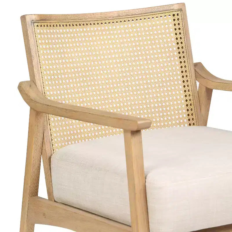 Fauteuil d'appoint avec dossier en rotin Aurelia 24/7 Shop At Home