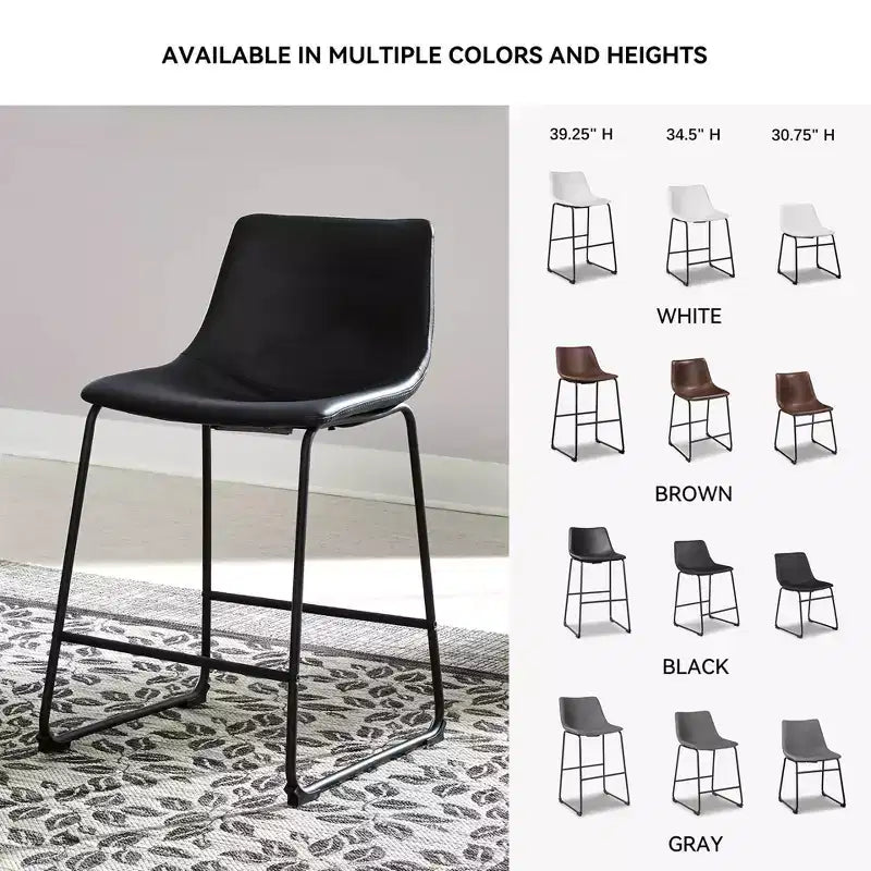 Tabouret de bar rembourré à hauteur de comptoir Centiar – Signature Design by Ashley