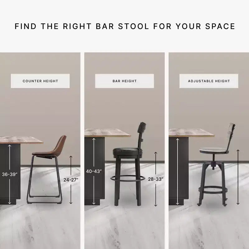Tabouret de bar rembourré à hauteur de comptoir Centiar – Signature Design by Ashley