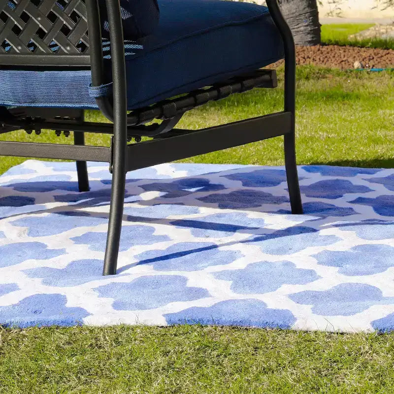 Lot de 2 fauteuils de jardin en acier - Lokatse