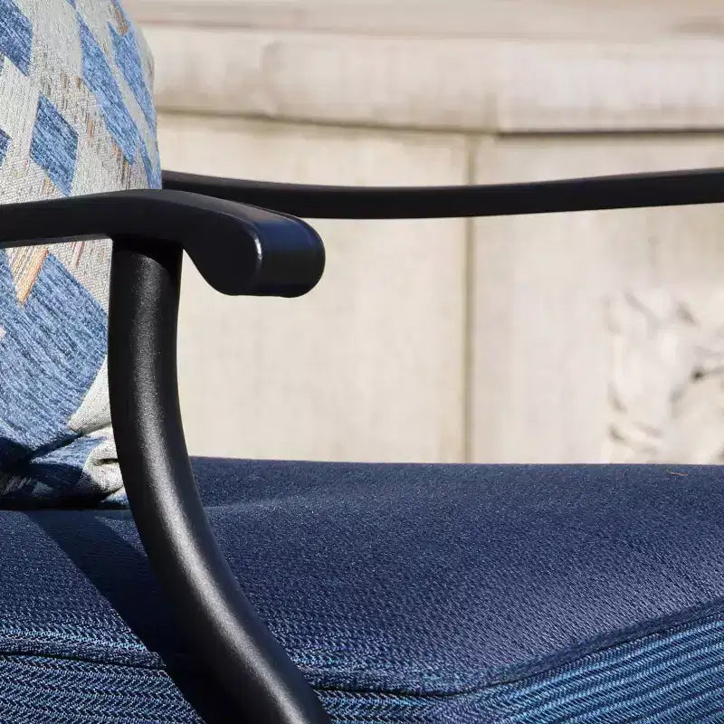 Lot de 2 fauteuils de jardin en acier - Lokatse