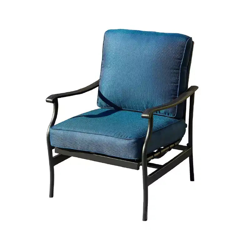 Lot de 2 fauteuils de jardin en acier - Lokatse