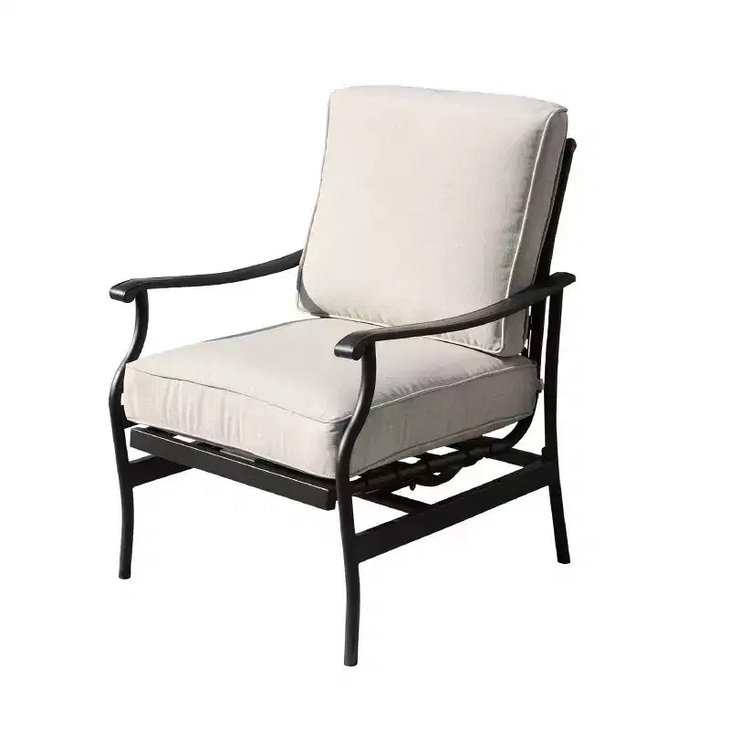 Lot de 2 fauteuils de jardin en acier - Lokatse