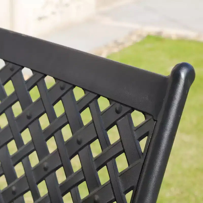 Lot de 2 fauteuils de jardin en acier - Lokatse