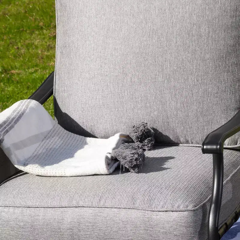 Lot de 2 fauteuils de jardin en acier - Lokatse