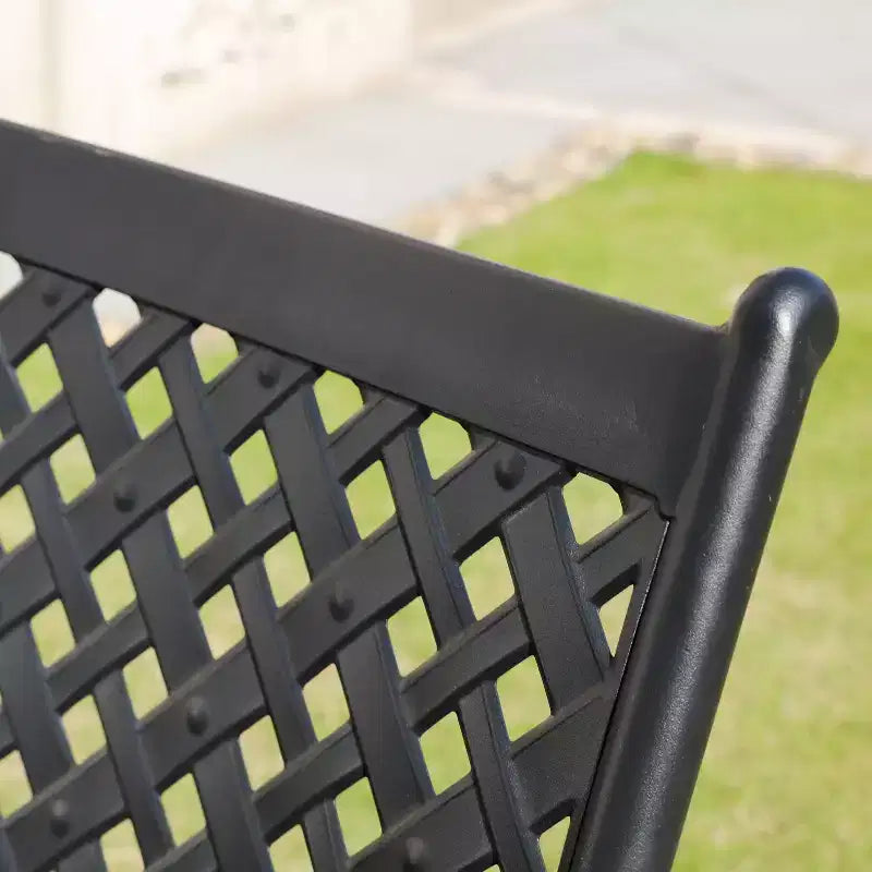 Lot de 2 fauteuils de jardin en acier - Lokatse