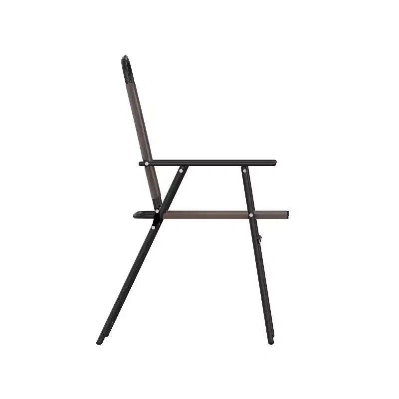 Flash Furniture Lot de 2 chaises pliantes de jardin Mystic, chaises de jardin extérieures en textilène avec accoudoirs