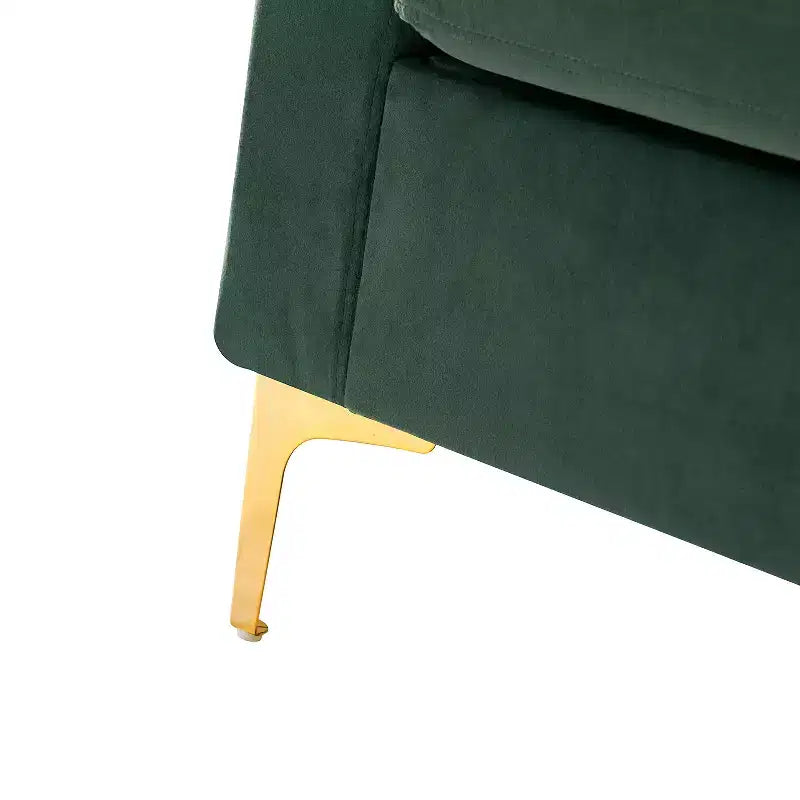 Fauteuil club capitonné contemporain en bois Iapygia avec pieds en métal pour chambre et salon | ART OF LIVING DESIGNS