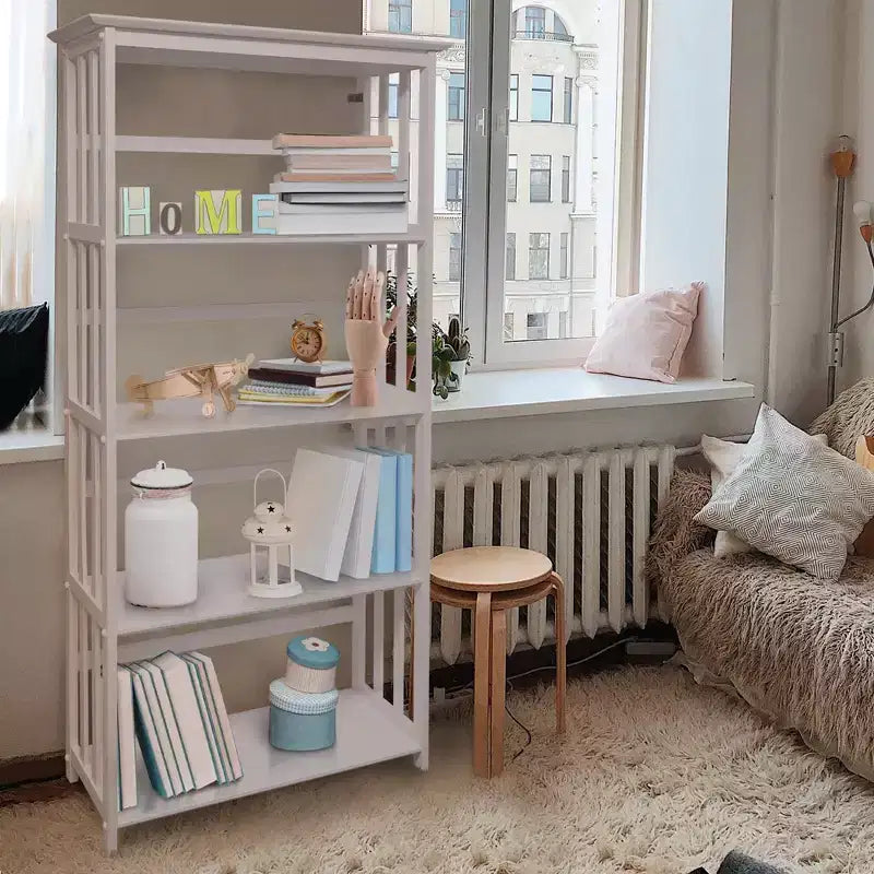 63 Bibliothèque à 5 niveaux de style Mission - Flora Home