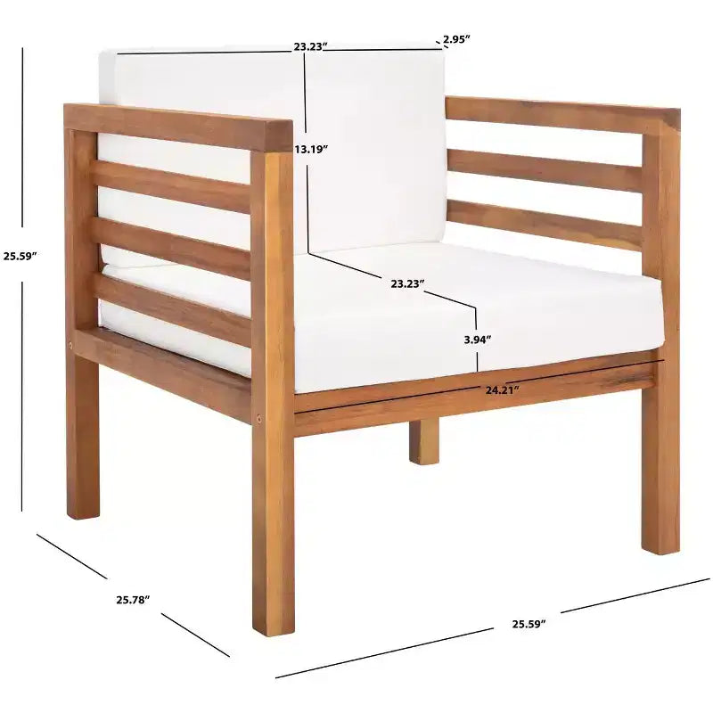 Fauteuil de patio Kinnell intérieur/extérieur - PAT7301 - Safavieh
