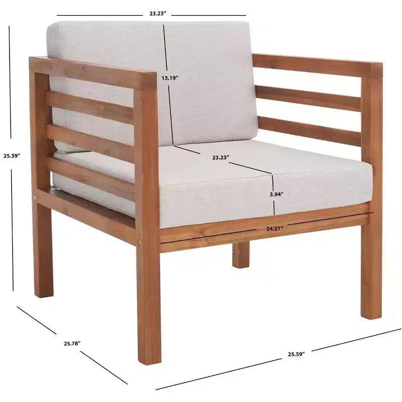 Fauteuil de patio Kinnell intérieur/extérieur - PAT7301 - Safavieh