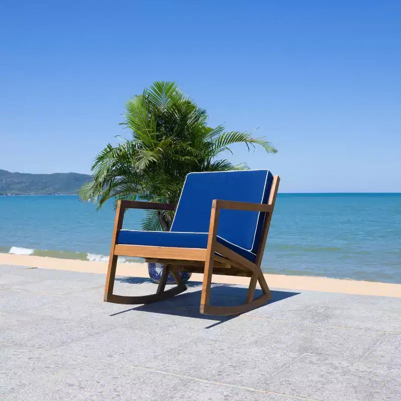Fauteuil à bascule Vernon pour l'intérieur/l'extérieur - PAT7315 - Safavieh