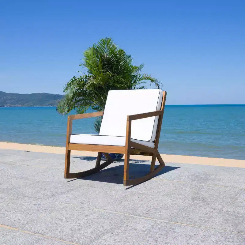 Fauteuil à bascule Vernon pour l'intérieur/l'extérieur - PAT7315 - Safavieh