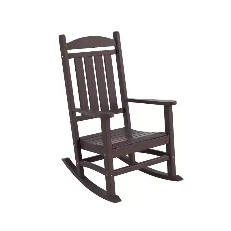 WestinTrends Fauteuil à bascule de véranda classique en polyéthylène résistant aux intempéries (lot de 2)
