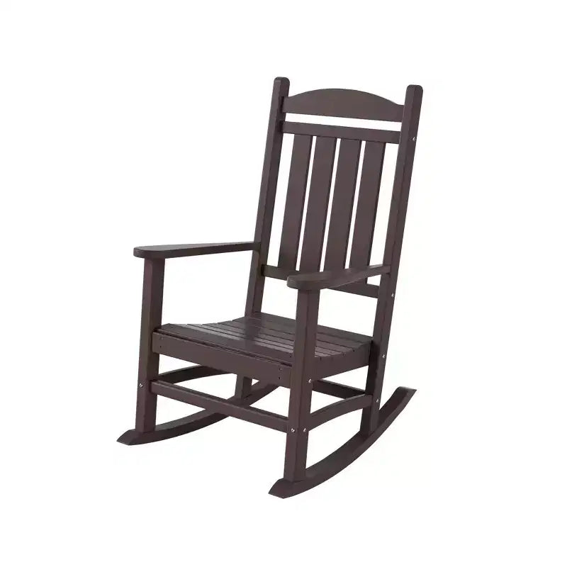 WestinTrends Fauteuil à bascule de véranda classique en polyéthylène résistant aux intempéries (lot de 2)