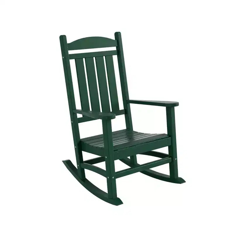 WestinTrends Fauteuil à bascule de véranda classique en polyéthylène résistant aux intempéries (lot de 2)