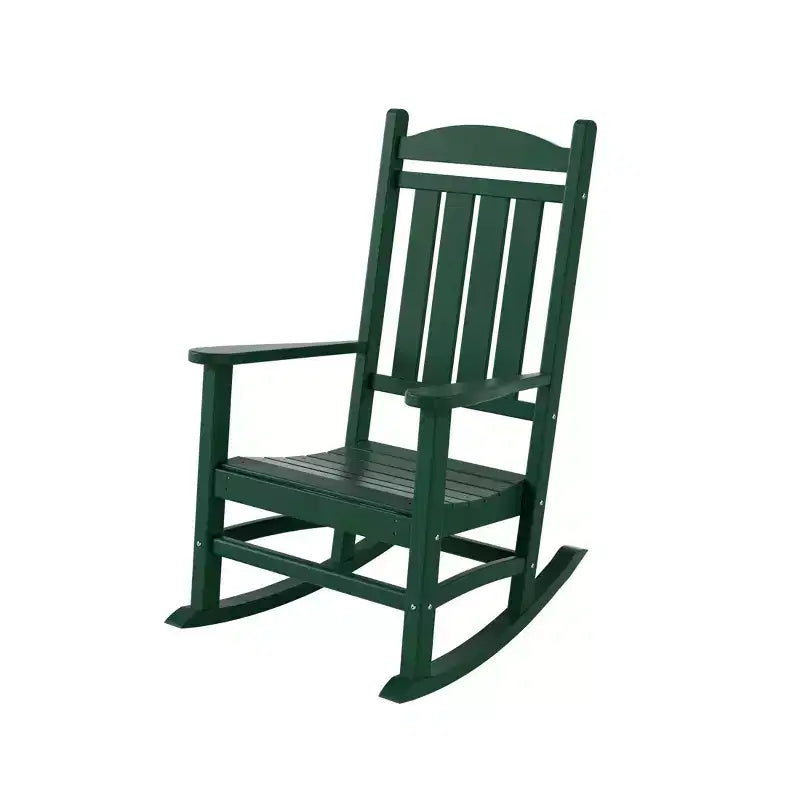 WestinTrends Fauteuil à bascule de véranda classique en polyéthylène résistant aux intempéries (lot de 2)