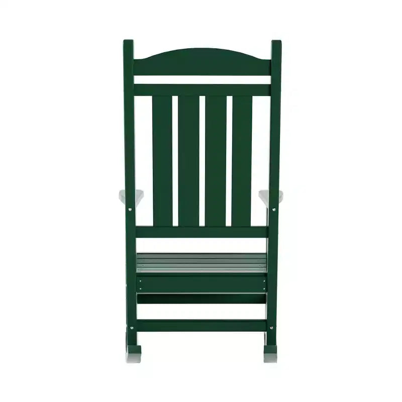 WestinTrends Fauteuil à bascule de véranda classique en polyéthylène résistant aux intempéries (lot de 2)