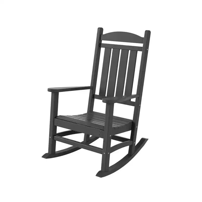 WestinTrends Fauteuil à bascule de véranda classique en polyéthylène résistant aux intempéries (lot de 2)