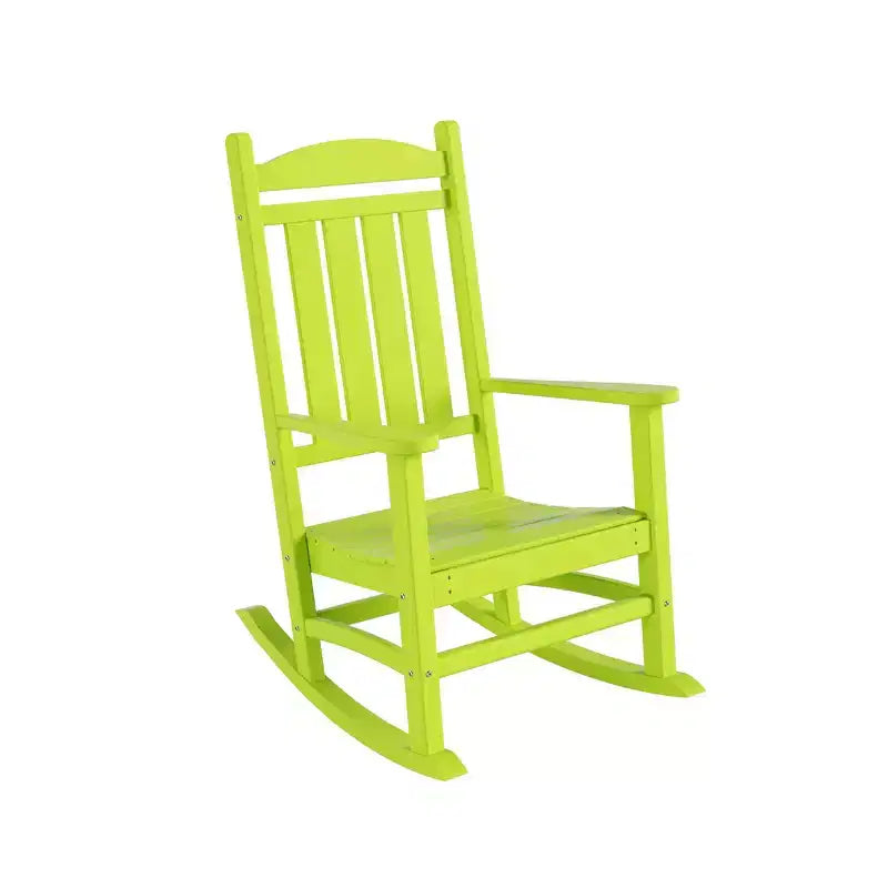 WestinTrends Fauteuil à bascule de véranda classique en polyéthylène résistant aux intempéries (lot de 2)