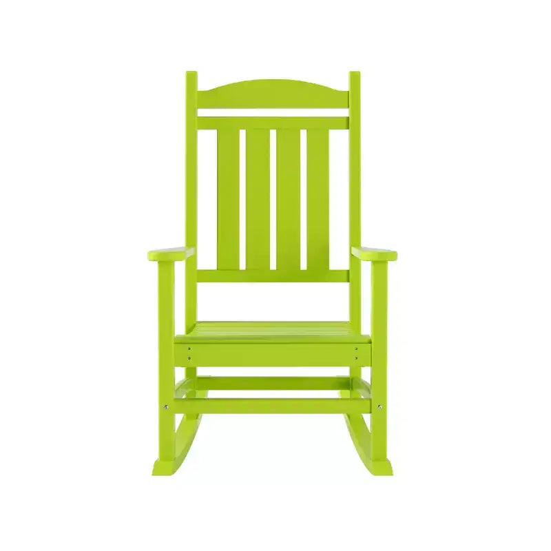WestinTrends Fauteuil à bascule de véranda classique en polyéthylène résistant aux intempéries (lot de 2)