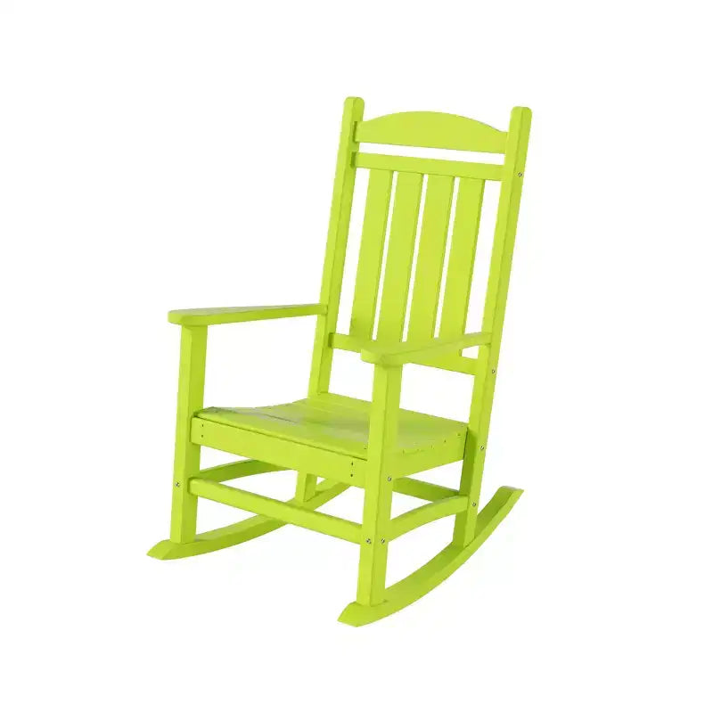 WestinTrends Fauteuil à bascule de véranda classique en polyéthylène résistant aux intempéries (lot de 2)
