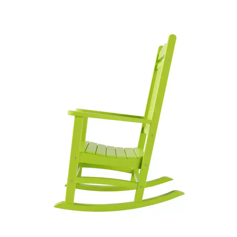 WestinTrends Fauteuil à bascule de véranda classique en polyéthylène résistant aux intempéries (lot de 2)