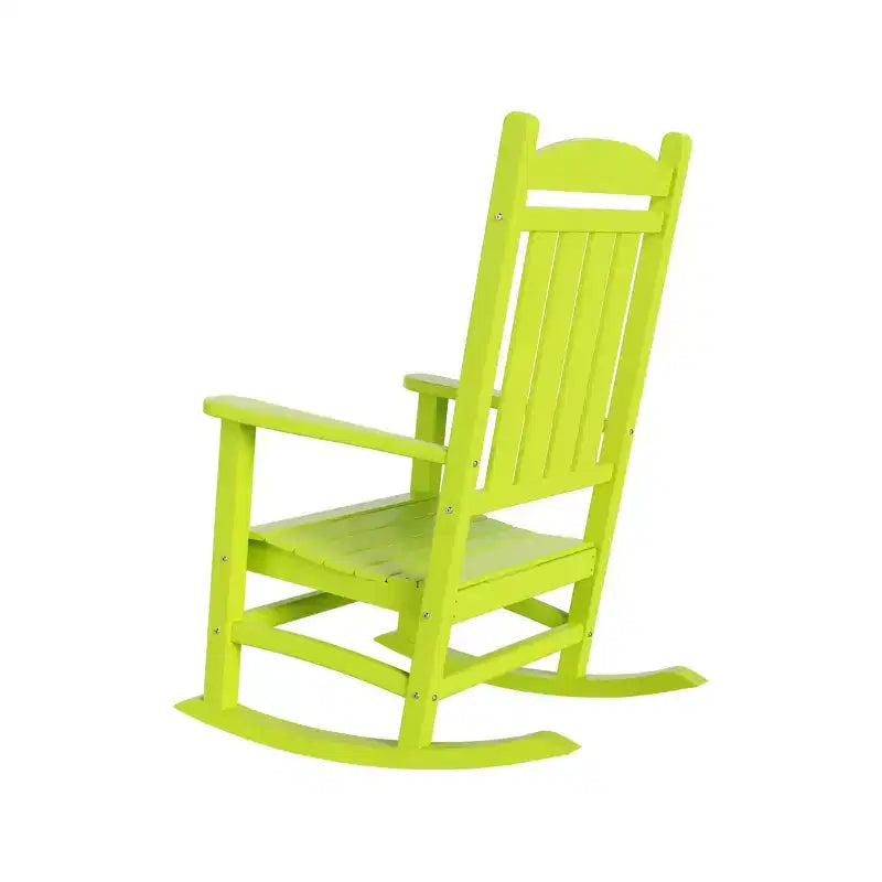 WestinTrends Fauteuil à bascule de véranda classique en polyéthylène résistant aux intempéries (lot de 2)