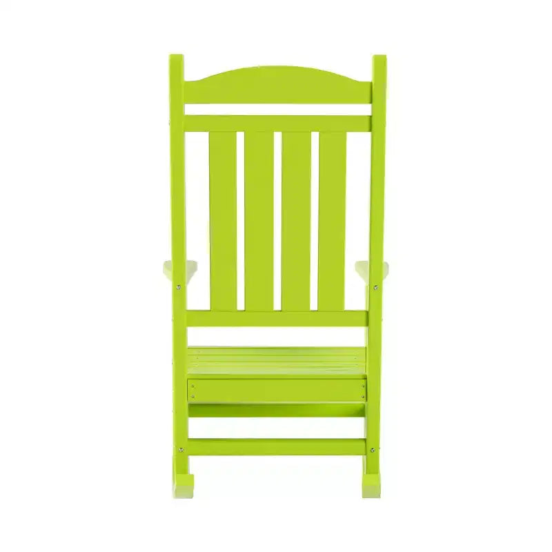 WestinTrends Fauteuil à bascule de véranda classique en polyéthylène résistant aux intempéries (lot de 2)