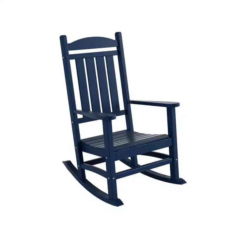 WestinTrends Fauteuil à bascule de véranda classique en polyéthylène résistant aux intempéries (lot de 2)