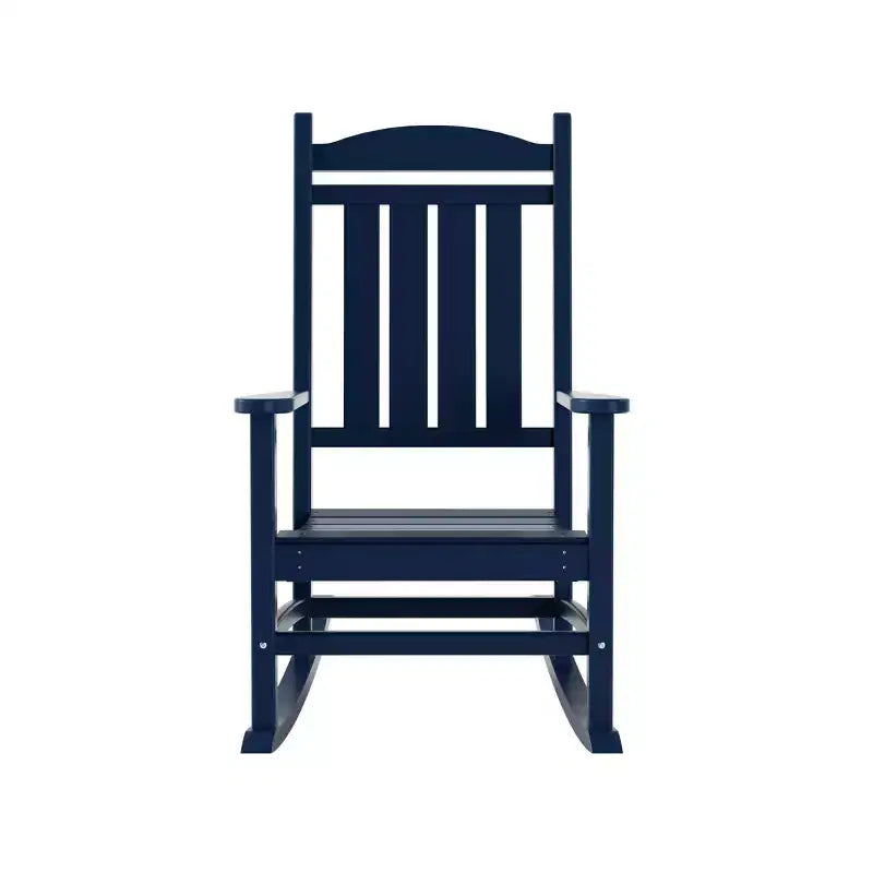 WestinTrends Fauteuil à bascule de véranda classique en polyéthylène résistant aux intempéries (lot de 2)