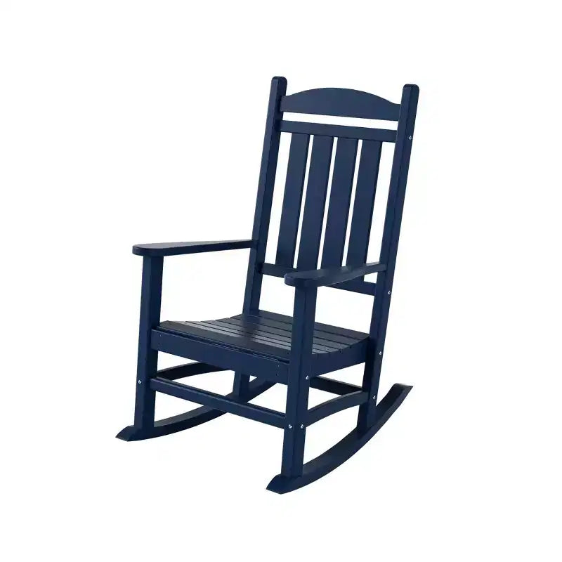 WestinTrends Fauteuil à bascule de véranda classique en polyéthylène résistant aux intempéries (lot de 2)