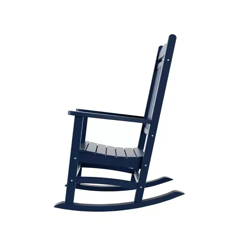 WestinTrends Fauteuil à bascule de véranda classique en polyéthylène résistant aux intempéries (lot de 2)